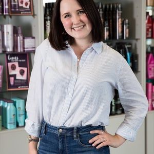 H&M Pinstripe Button Down Shirt